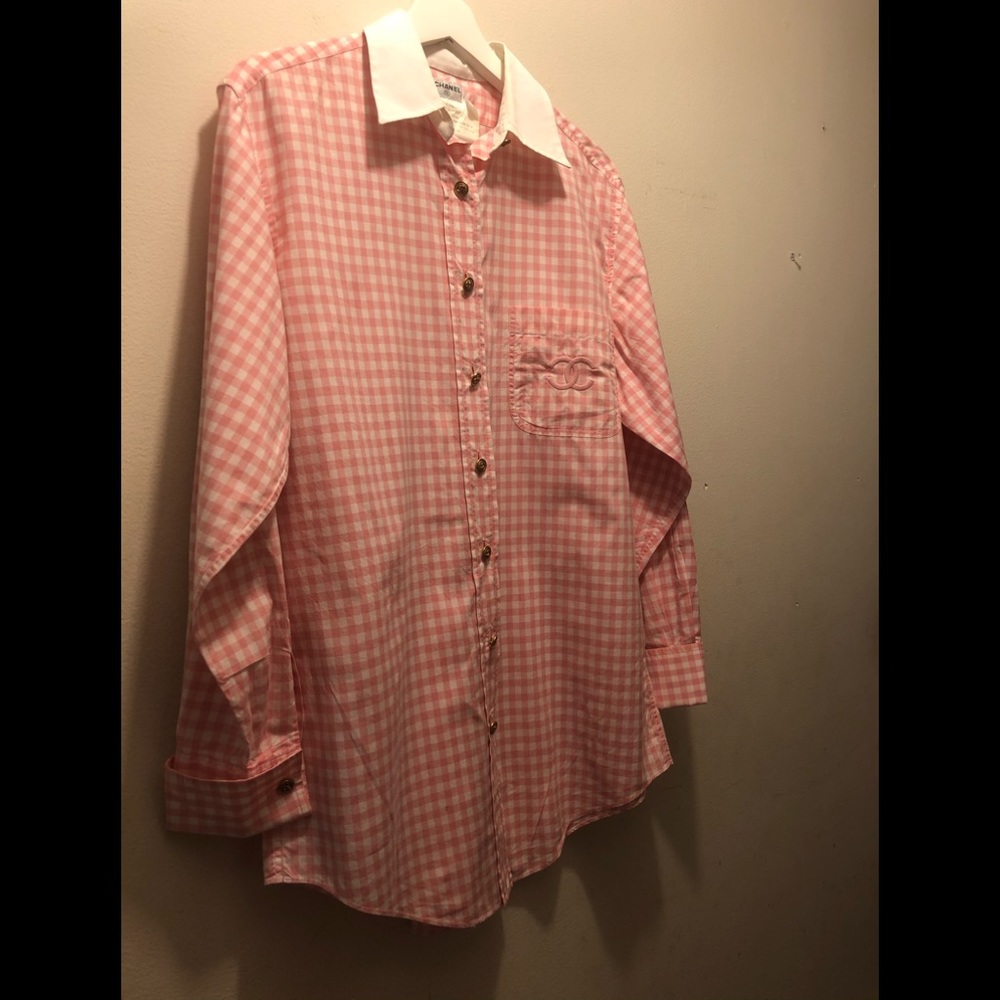 CHANEL Button Down SHIRT